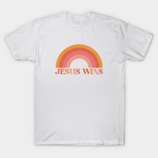 Jesus Wins - Inspirational Christian Quote T-Shirt